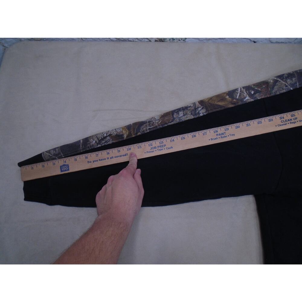 Buck Wear American Tradition Deer Hunter Hoodie Black Camouflage Size XL - Picture 8 of 11